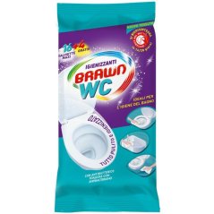 Brawn antibakteriálne utierky do WC 20ks
