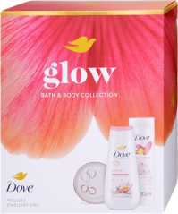 Dove FW Advanced Care sprchový gél 225 ml, telové mlieko 250 ml, nádoba na šperky