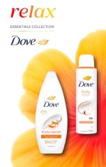 Dove darčekové balenie Ovocný vyživujúci sprchový gél  250ml + Fruity deodorant 150ml