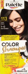 Palette Color Shampoo farba na vlasy 1-0 čierny, 1 ks