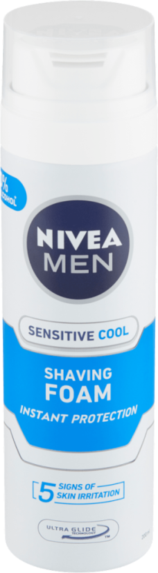 Nivea Men pena na holenie Sensitive Cool 200 ml
