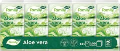 Tento hygienické vreckovky FAmily Aloe Vera 3-vrstvový, 10x10