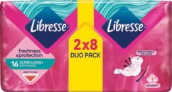 Libresse Ultra Long Wing duopack, 16 ks