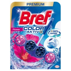 Bref tuhý WC blok Color Aktiv 50g FreshFlowers