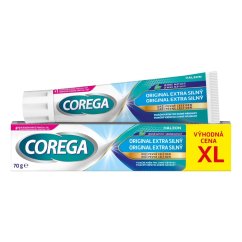 Corega fixačný krém na zubné náhrady Original Extra silný XL 70 g