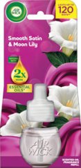 Air Wick náplň do elektrického osviežovača Jemný satén a mesačná ľalia 19 ml