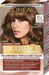 L’Oréal Paris Excellence Universal Nudes farba na vlasy 6U Tmavá blond, 1 ks