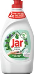 Jar Sensitive tekutý prostriedok na umývanie riadu Tea Tree & Mint 450 ml