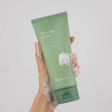 Farmstay - Tea Tree Biome Low pH Calming Cleanser - Upokojujúci čistiaci gél na tvár - 180 ml