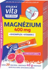 MaxiVita Magnézium 400 mg + B komplex + Vitamín C 20 tbl