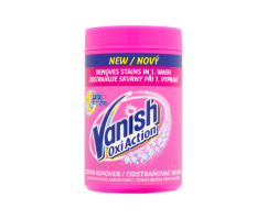 Vanish Oxi Action Pink odstraňovač škvŕn 625 g