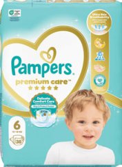 Pampers Premium Care plienky veľkosť 6 (13–18 kg) 38 ks