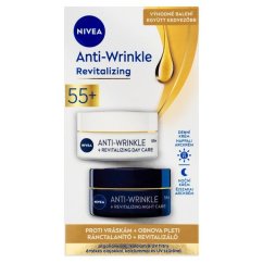 Nivea denný a nočný krém Anti-Wrinkle Revitalizing DuoPack 55+