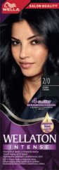 Wellaton farba na vlasy 2/0 Čierna – intenzívna tmavá farba na vlasy