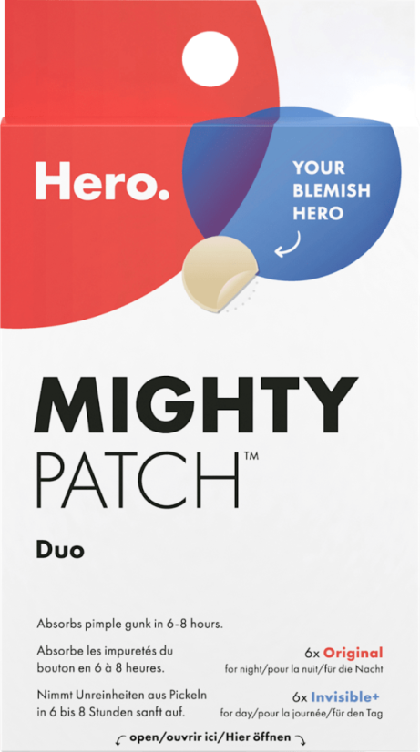 HERO Mighty Patch Duo – Original + Invisible náplasti
