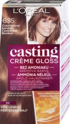L’Oréal Paris Casting Crème Gloss farba na vlasy 635 Čokoládový bonbón, 1 ks
