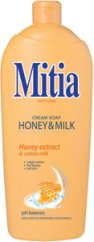 Mitia tekuté mydlo náhradná náplň Honey & Milk 1 l