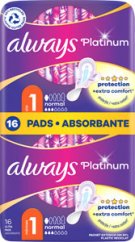 Always Ultra Platinum Normal hygienické vložky 16 ks